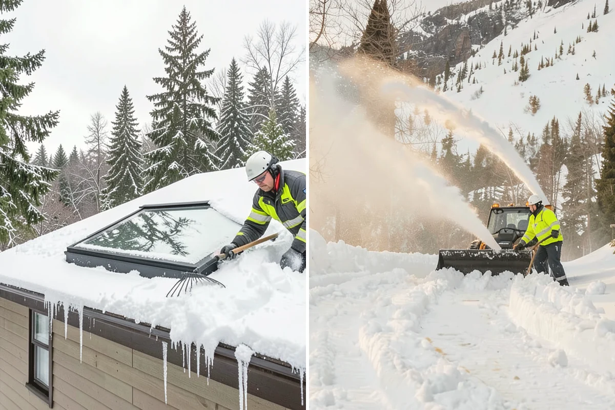Self-Storage Facility Snow Plowing in Mercer Island, King County, WA - Map the drive aisles, gates, and office parking with facility staff