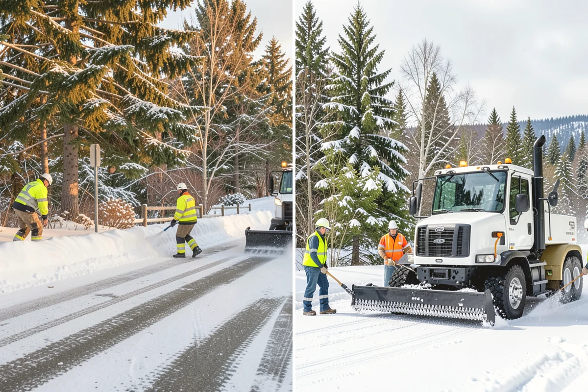 Self-Storage Facility Snow Plowing in Mill Creek, Snohomish County, WA - Map the drive aisles, gates, and office parking with facility staff