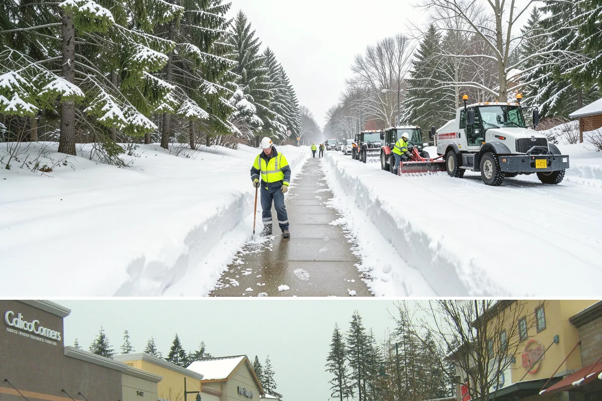 Self-Storage Facility Snow Plowing in Mill Creek, Snohomish County, WA - Set up service before winter so tenants keep 24-hour access to their units.