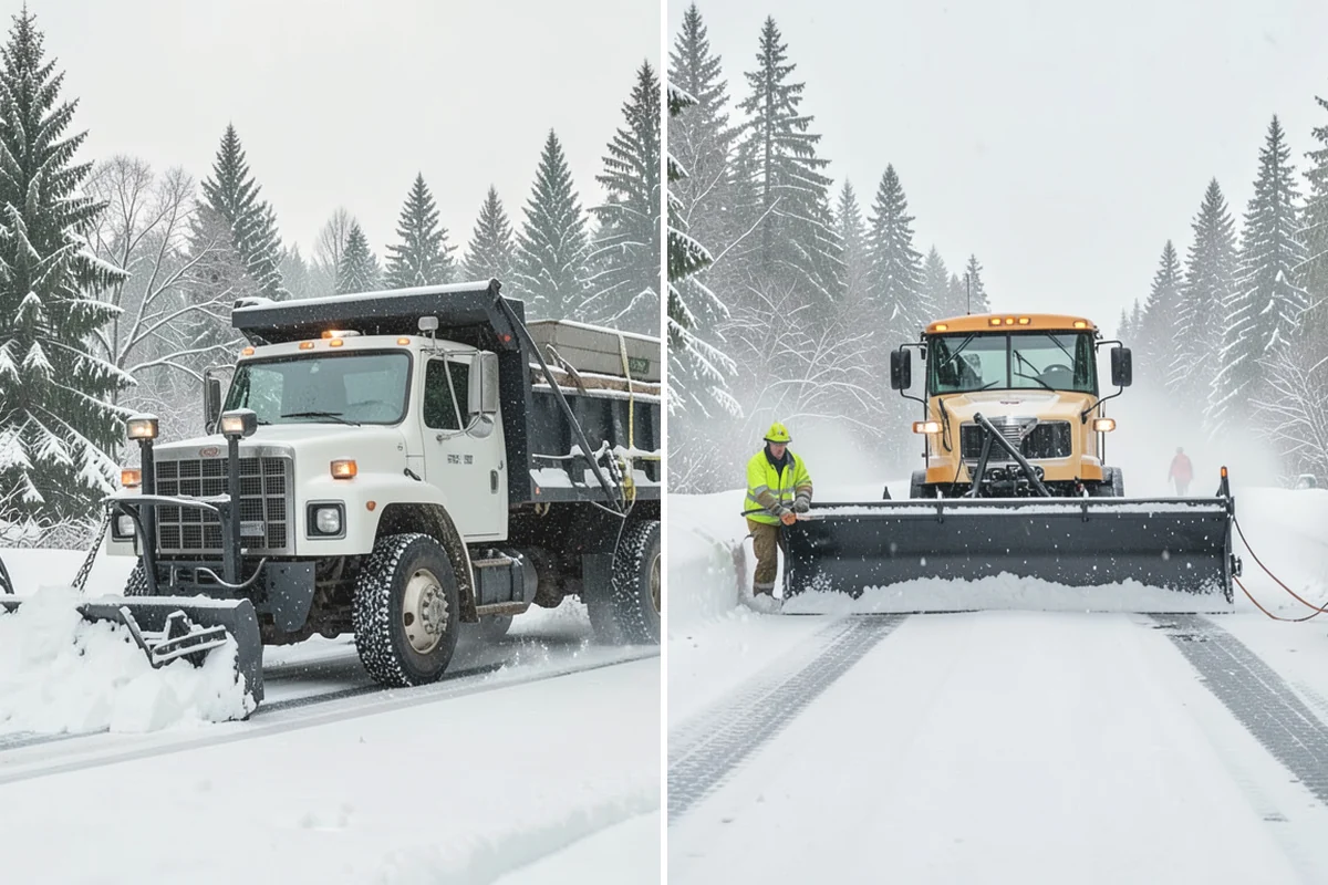 Self-Storage Facility Snow Plowing in Mountlake Terrace, Snohomish County, WA - Map the drive aisles, gates, and office parking with facility staff