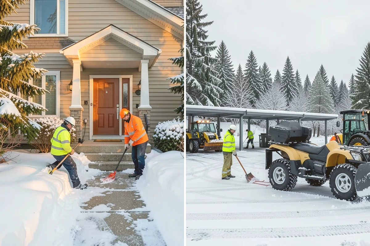 Self-Storage Facility Snow Plowing in Newcastle, King County, WA - Map the drive aisles, gates, and office parking with facility staff