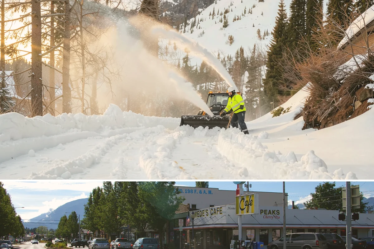 Self-Storage Facility Snow Plowing in North Bend, King County, WA - Set up service before winter so tenants keep 24-hour access to their units.