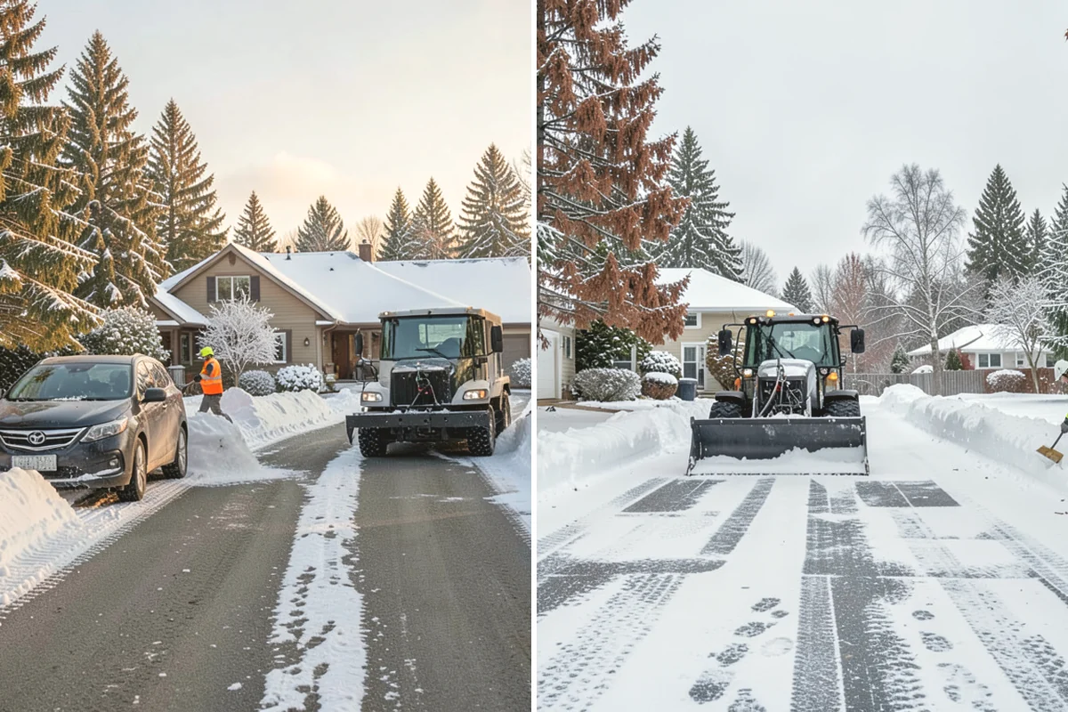 Self-Storage Facility Snow Plowing in Oak Harbor, Island County, WA - Map the drive aisles, gates, and office parking with facility staff