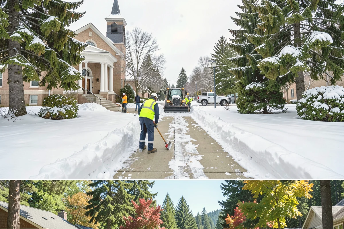 Self-Storage Facility Snow Plowing in Orting, Pierce County, WA - Set up service before winter so tenants keep 24-hour access to their units.