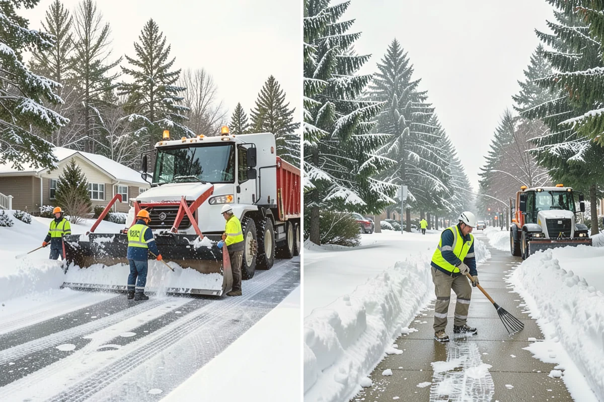 Self-Storage Facility Snow Plowing in Sammamish, King County, WA - Map the drive aisles, gates, and office parking with facility staff