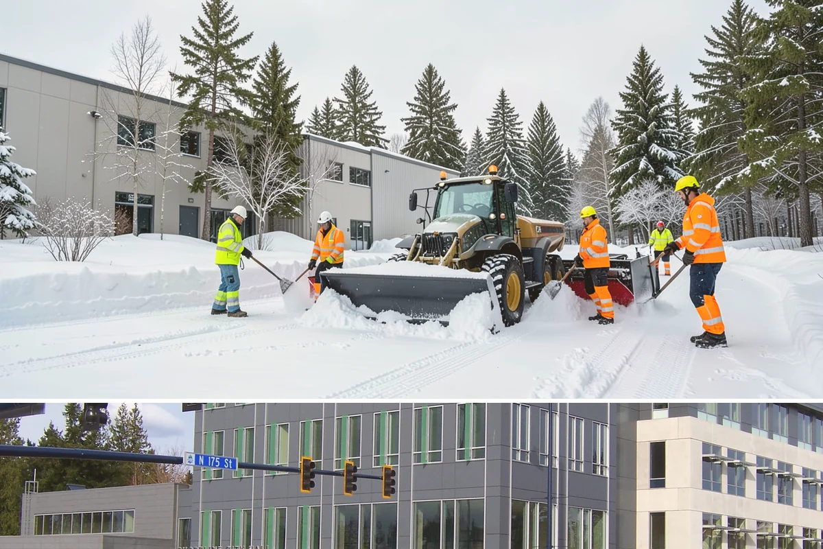 Self-Storage Facility Snow Plowing in Shoreline, King County, WA - Set up service before winter so tenants keep 24-hour access to their units.