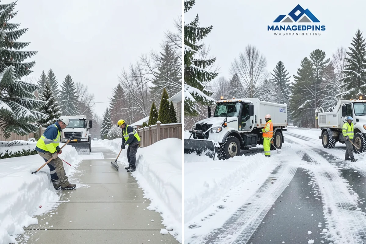 Self-Storage Facility Snow Plowing in Skykomish, King County, WA - Map the drive aisles, gates, and office parking with facility staff