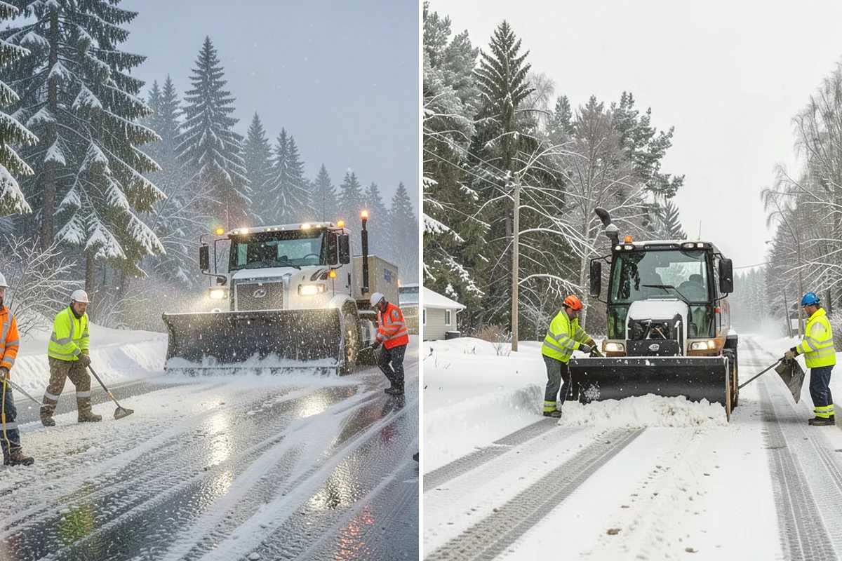 Self-Storage Facility Snow Plowing in Snohomish, Snohomish County, WA - Map the drive aisles, gates, and office parking with facility staff