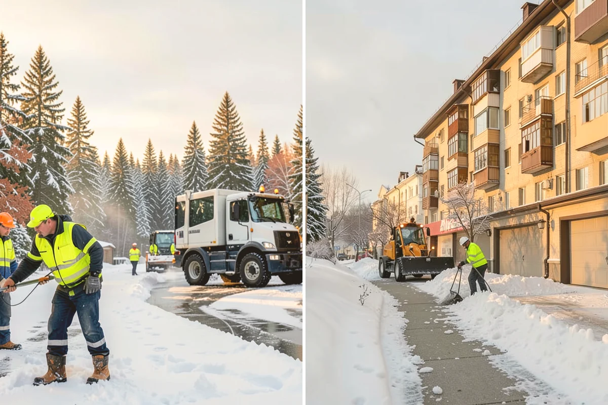 Self-Storage Facility Snow Plowing in Stanwood, Snohomish County, WA - Map the drive aisles, gates, and office parking with facility staff