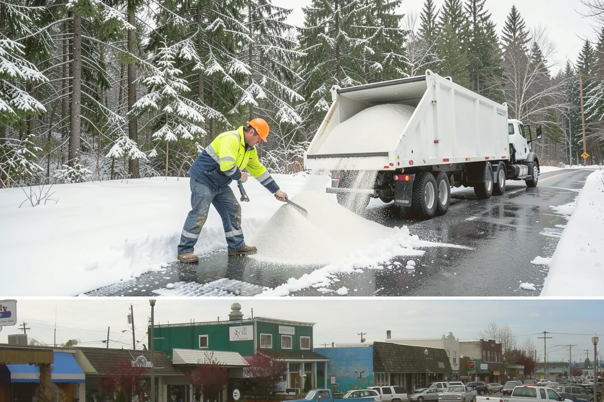 Self-Storage Facility Snow Plowing in Stanwood, Snohomish County, WA - Set up service before winter so tenants keep 24-hour access to their units.