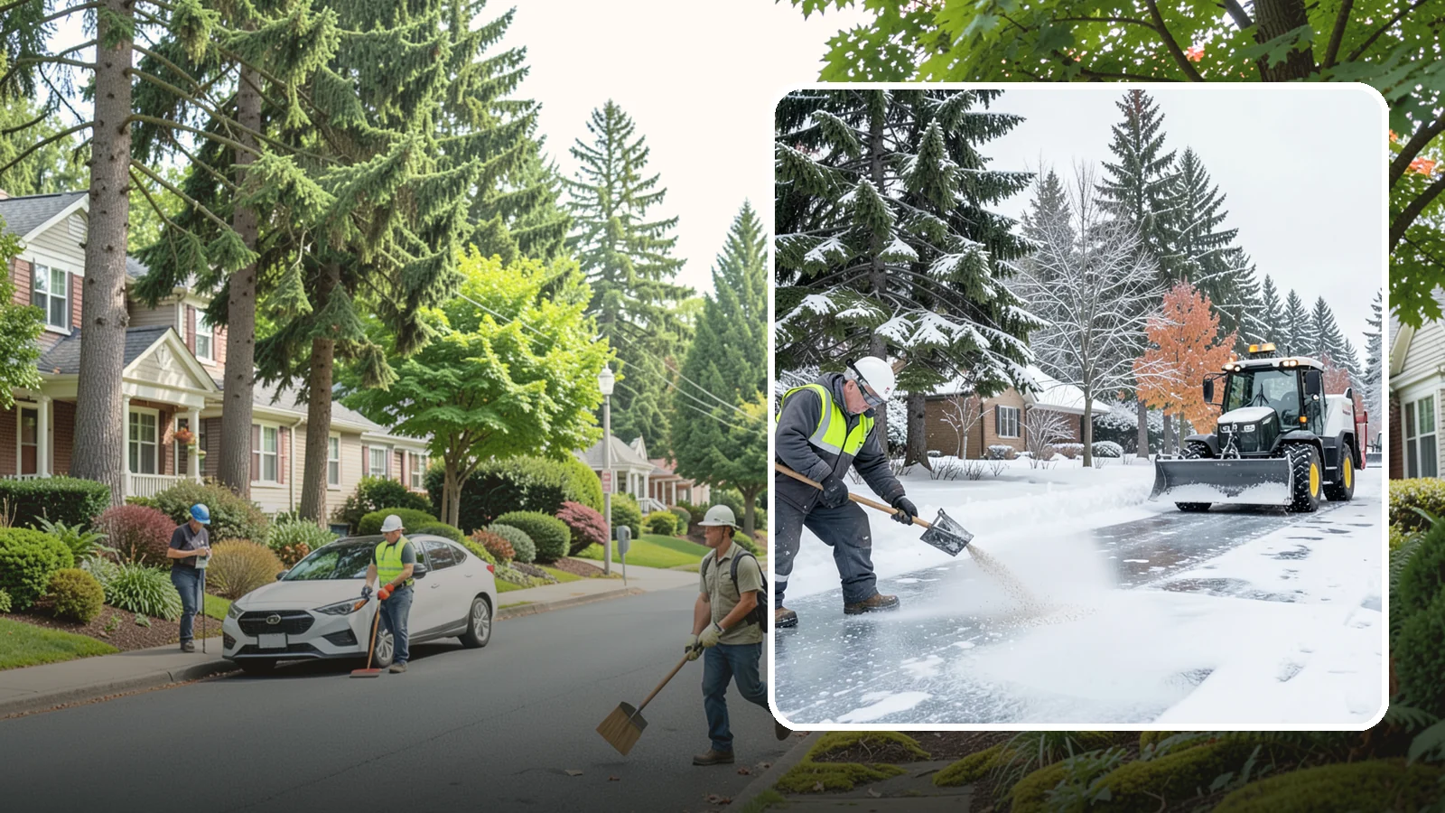 Senior Living Community Deicing in Beaux Arts Village, King County, WA - Meticulous deicing for senior living communities, where residents' mobility limits make even a thin glaze a serious fall risk.