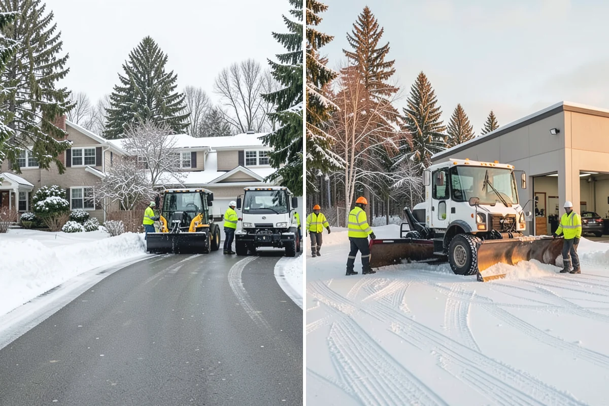 Senior Living Community Deicing in Beaux Arts Village, King County, WA - Map resident walkways, courtyards, ramps, and entrances with staff
