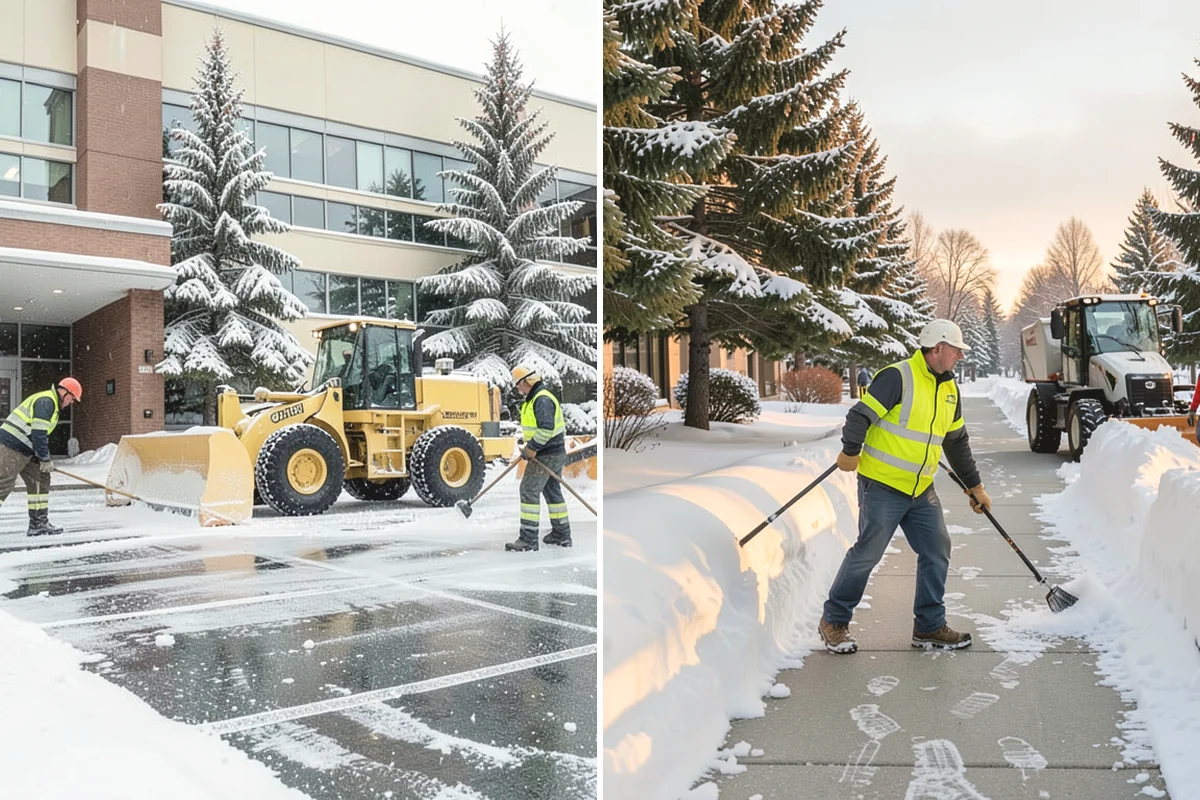 Senior Living Community Deicing in Black Diamond, King County, WA - Map resident walkways, courtyards, ramps, and entrances with staff
