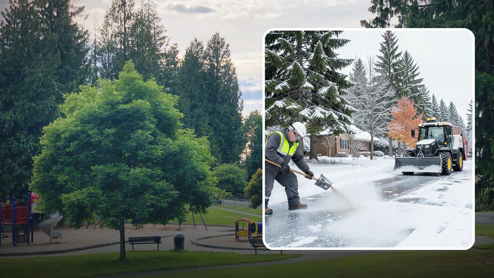 Senior Living Community Deicing in Bonney Lake, Pierce County, WA - Meticulous deicing for senior living communities, where residents' mobility limits make even a thin glaze a serious fall risk.