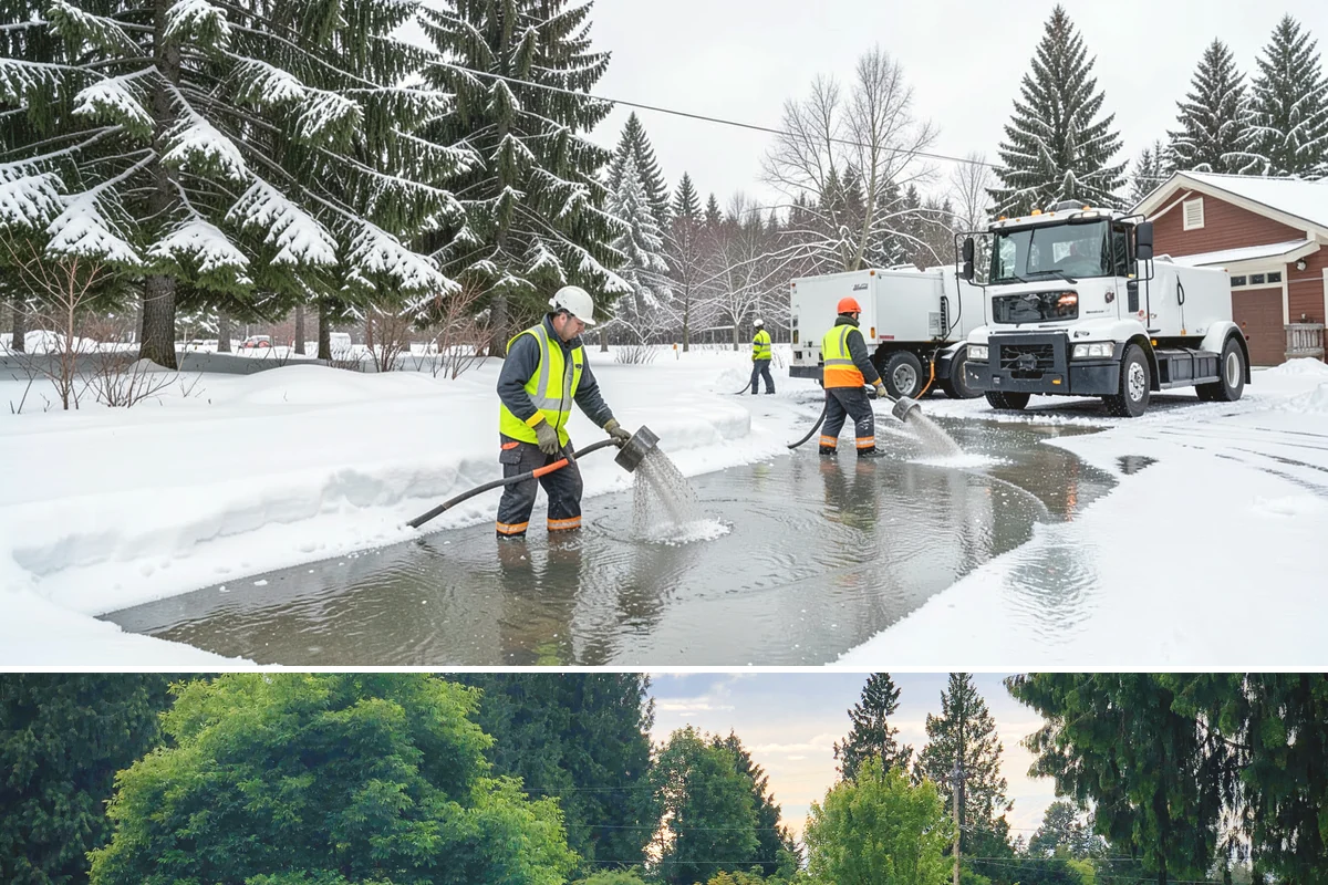 Senior Living Community Deicing in Bonney Lake, Pierce County, WA - Service covers the entire winter season with heightened, continuous attention during every lowland freeze that endangers resident...