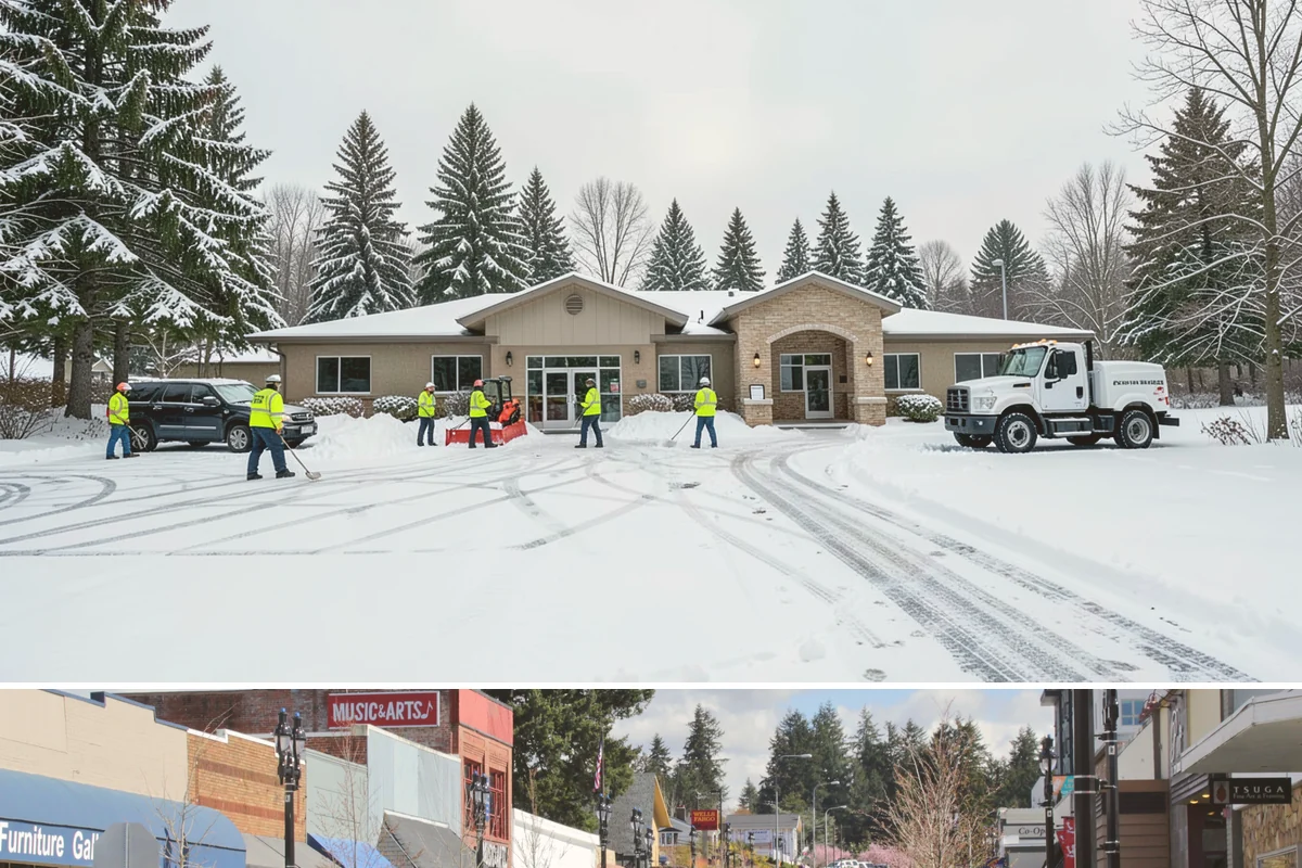 Senior Living Community Deicing in Bothell, King County, WA - Service covers the entire winter season with heightened, continuous attention during every lowland freeze that endangers resident...