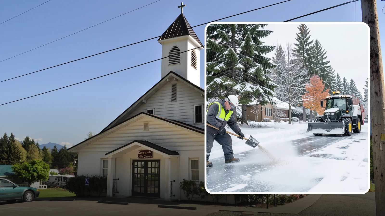 Senior Living Community Deicing in Concrete, Skagit County, WA - Meticulous deicing for senior living communities, where residents' mobility limits make even a thin glaze a serious fall risk.