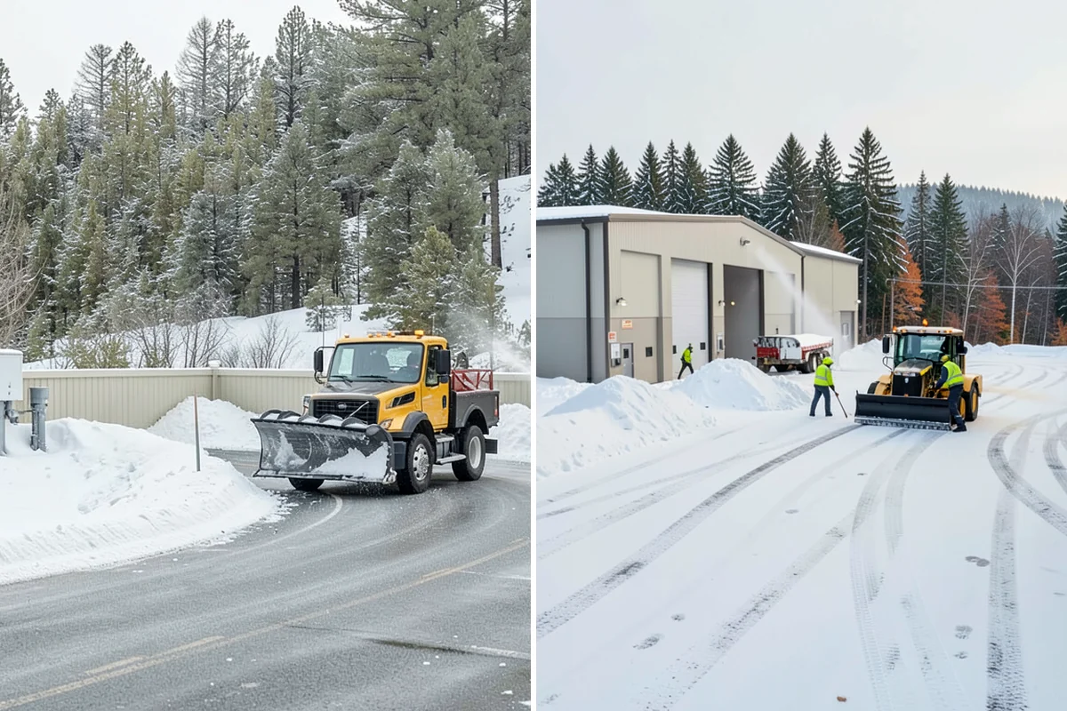 Senior Living Community Deicing in Concrete, Skagit County, WA - Map resident walkways, courtyards, ramps, and entrances with staff