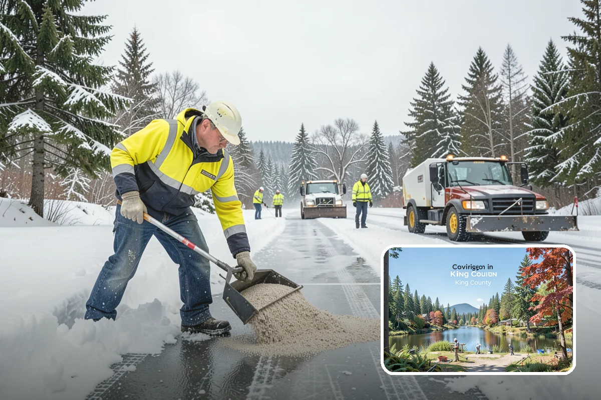 Senior Living Community Deicing in Covington, King County, WA - Protects high-risk residents from fall-related injuries