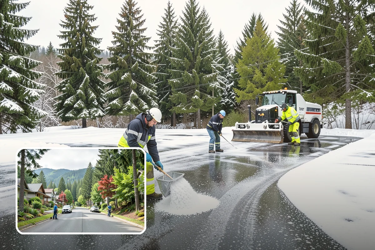 Senior Living Community Deicing in Darrington, Snohomish County, WA - Protects high-risk residents from fall-related injuries