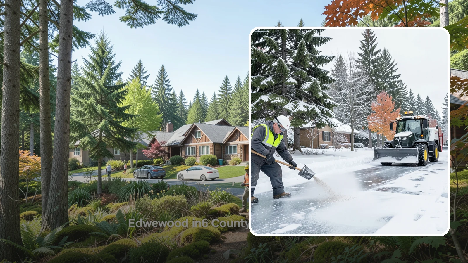 Senior Living Community Deicing in Edgewood, Pierce County, WA - Meticulous deicing for senior living communities, where residents' mobility limits make even a thin glaze a serious fall risk.