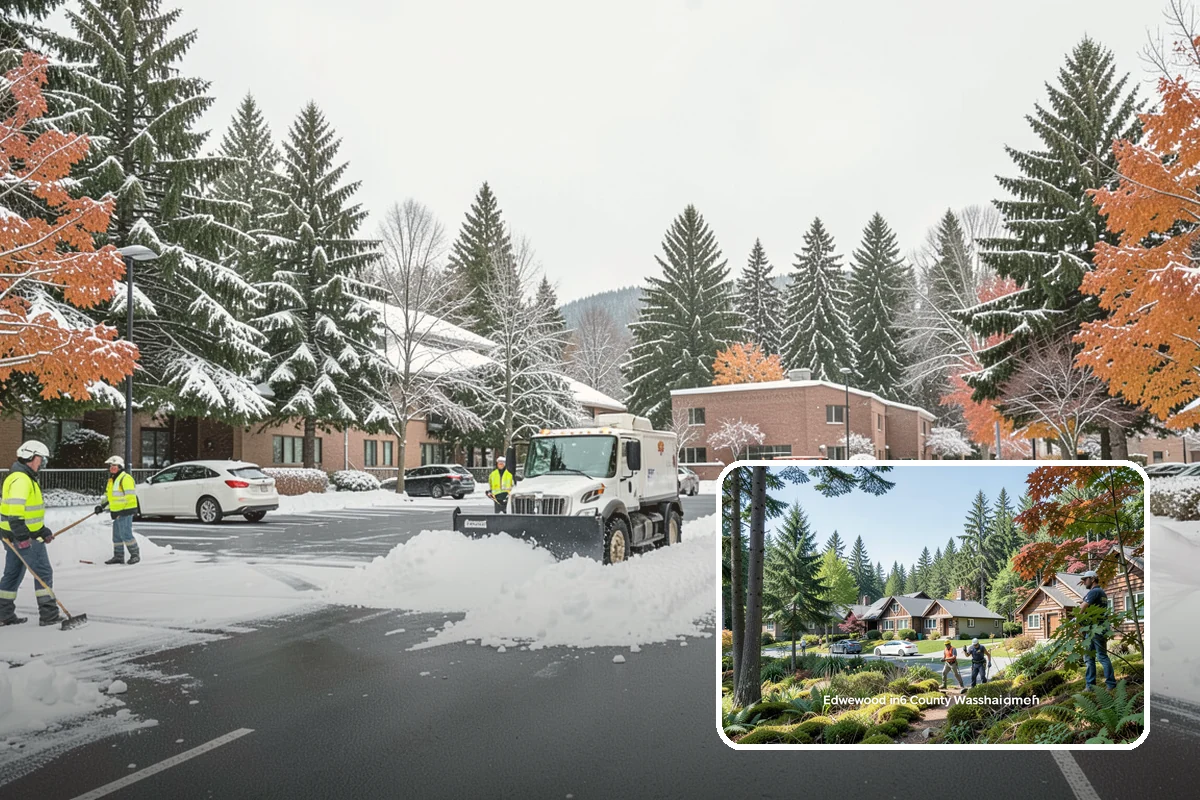 Senior Living Community Deicing in Edgewood, Pierce County, WA - Protects high-risk residents from fall-related injuries