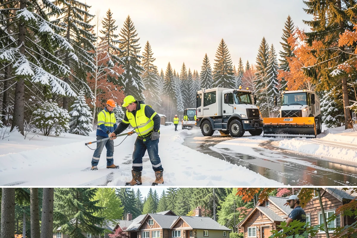 Senior Living Community Deicing in Edgewood, Pierce County, WA - Service covers the entire winter season with heightened, continuous attention during every lowland freeze that endangers resident...