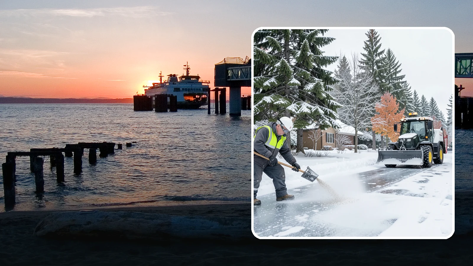 Senior Living Community Deicing in Edmonds, Snohomish County, WA - Meticulous deicing for senior living communities, where residents' mobility limits make even a thin glaze a serious fall risk.