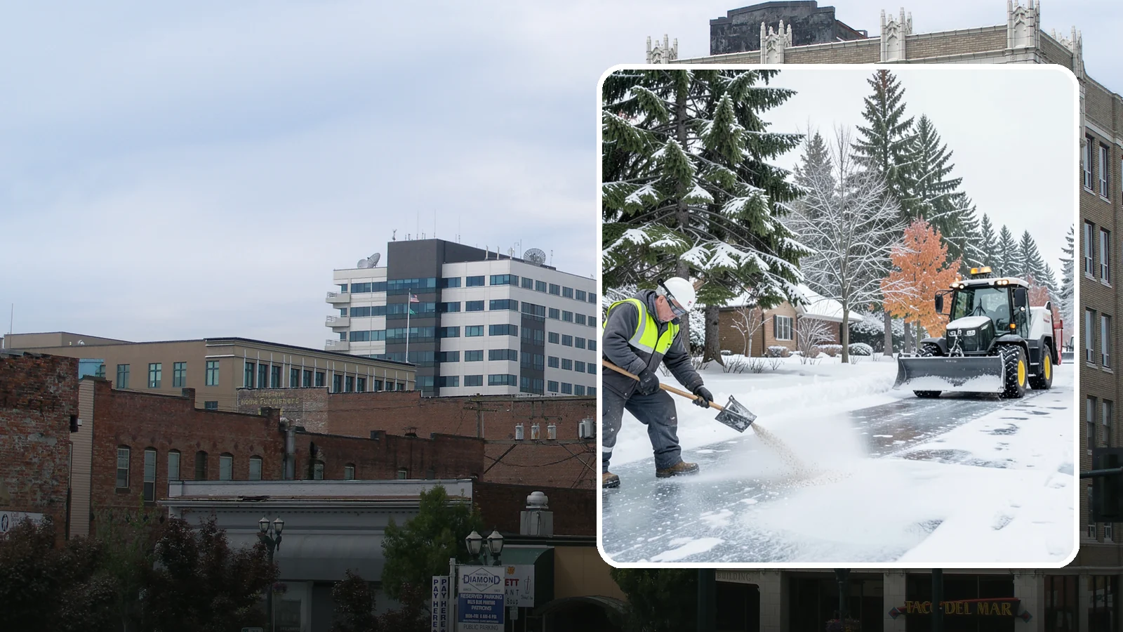 Senior Living Community Deicing in Everett, Snohomish County, WA - Meticulous deicing for senior living communities, where residents' mobility limits make even a thin glaze a serious fall risk.