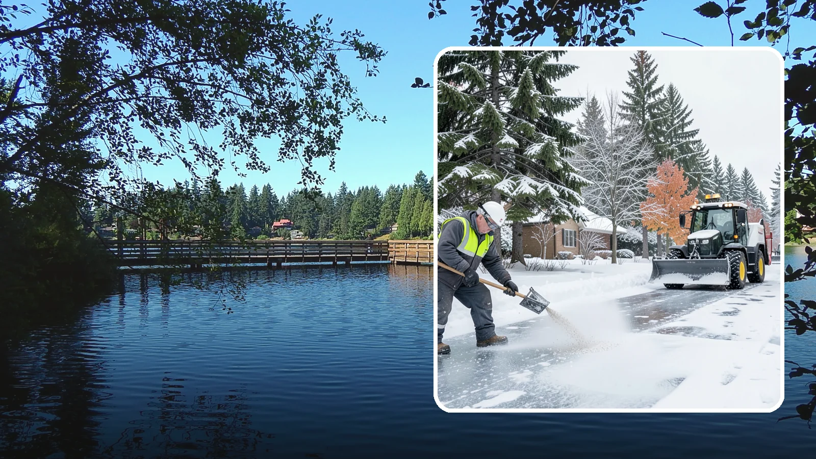 Senior Living Community Deicing in Federal Way, King County, WA - Meticulous deicing for senior living communities, where residents' mobility limits make even a thin glaze a serious fall risk.