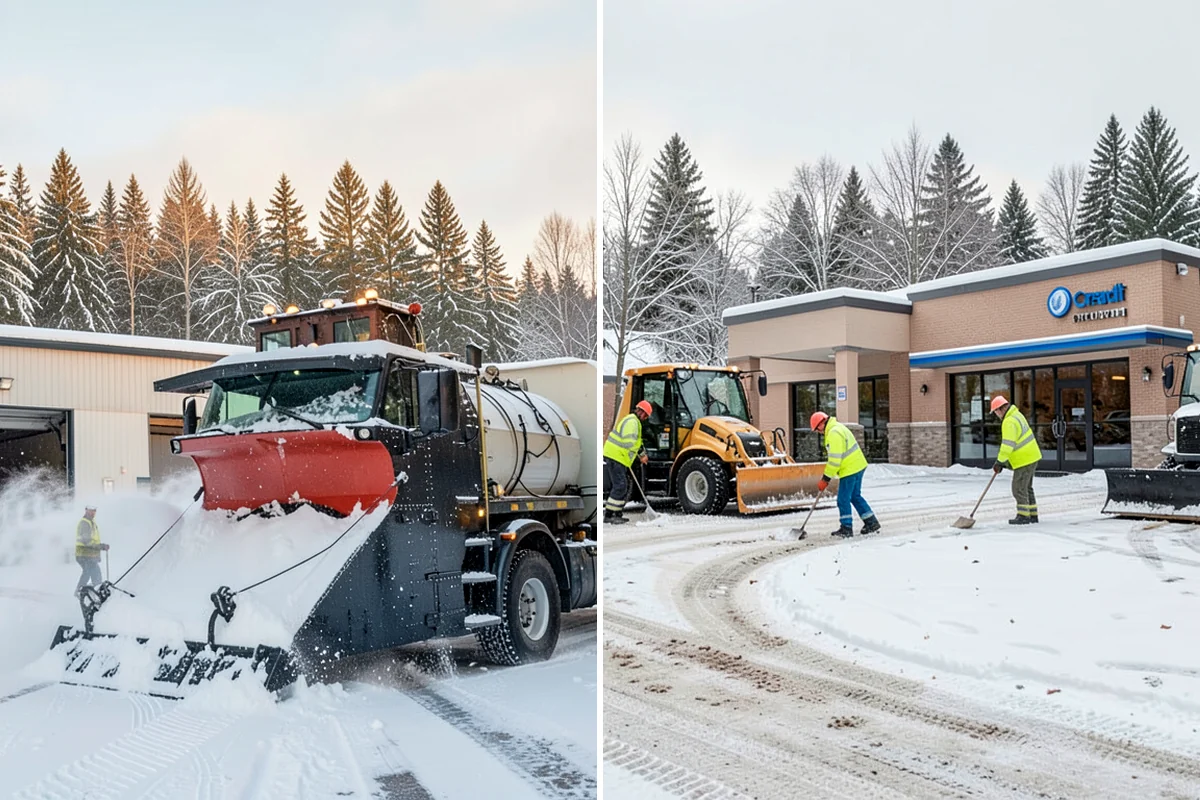 Senior Living Community Deicing in Federal Way, King County, WA - Map resident walkways, courtyards, ramps, and entrances with staff