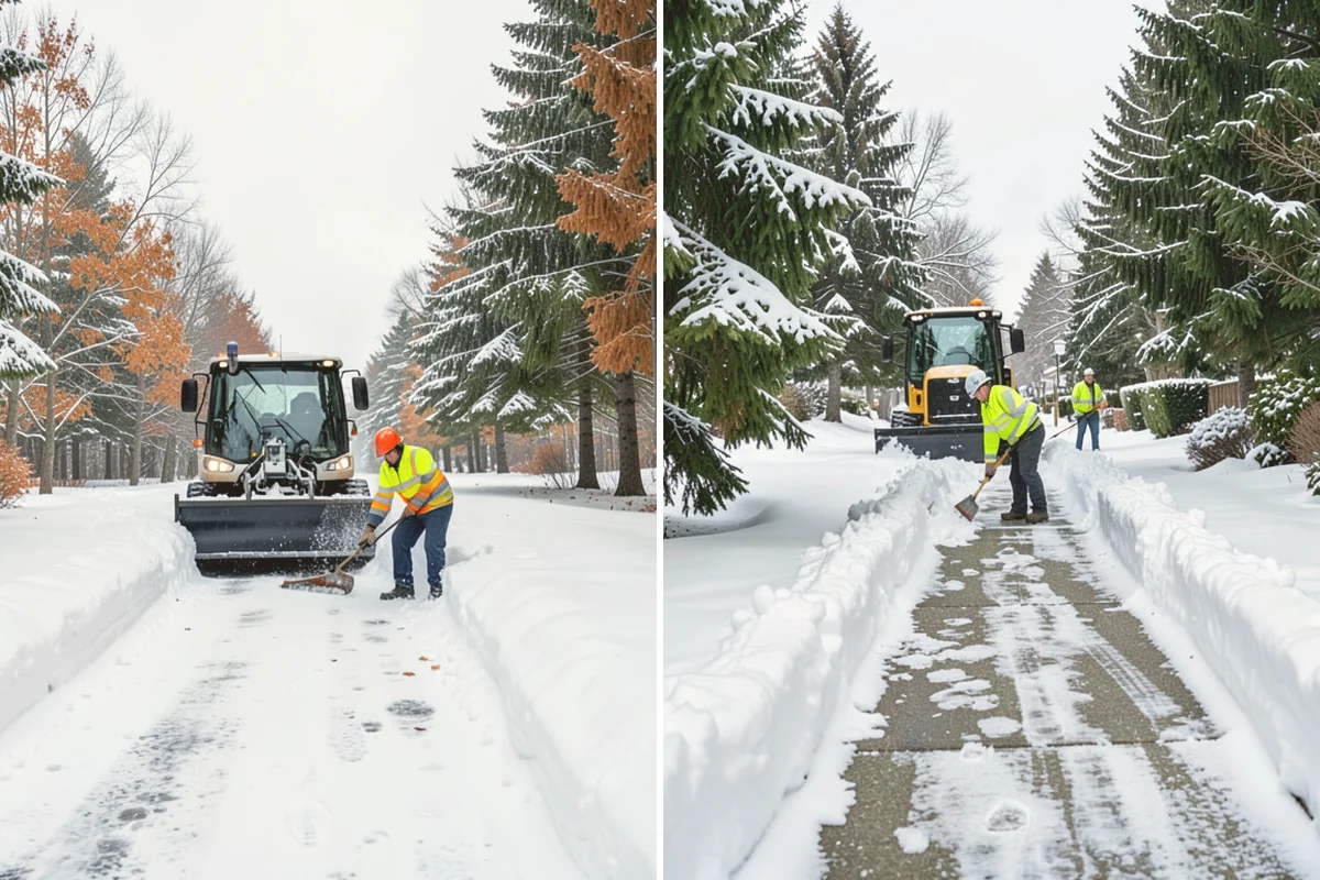 Senior Living Community Deicing in Fife, Pierce County, WA - Map resident walkways, courtyards, ramps, and entrances with staff
