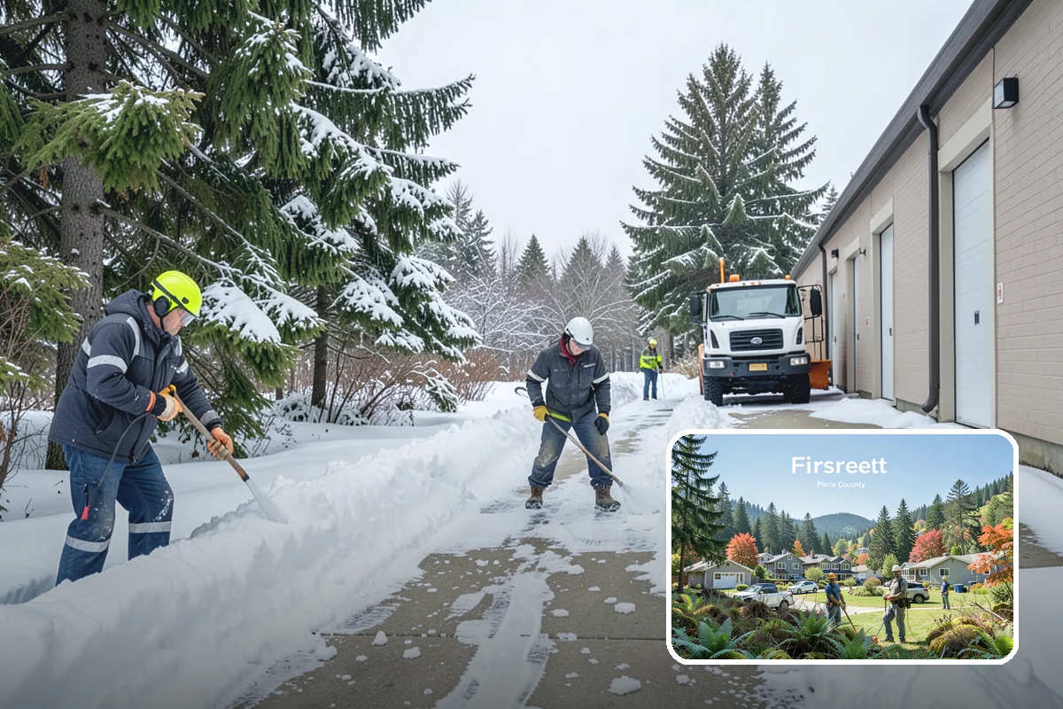 Senior Living Community Deicing in Fircrest, Pierce County, WA - Protects high-risk residents from fall-related injuries