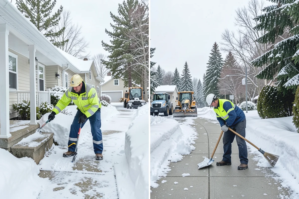 Senior Living Community Deicing in Gold Bar, Snohomish County, WA - Map resident walkways, courtyards, ramps, and entrances with staff