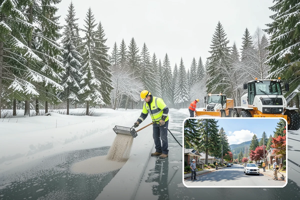 Senior Living Community Deicing in Hunts Point, King County, WA - Protects high-risk residents from fall-related injuries