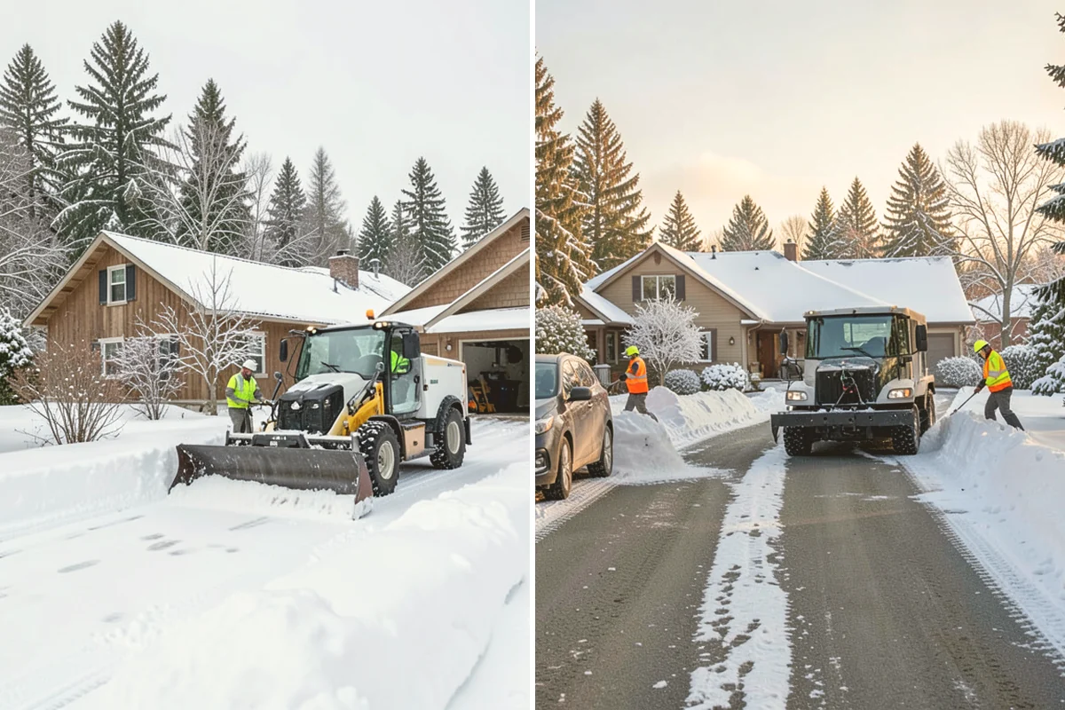 Senior Living Community Deicing in Index, Snohomish County, WA - Map resident walkways, courtyards, ramps, and entrances with staff