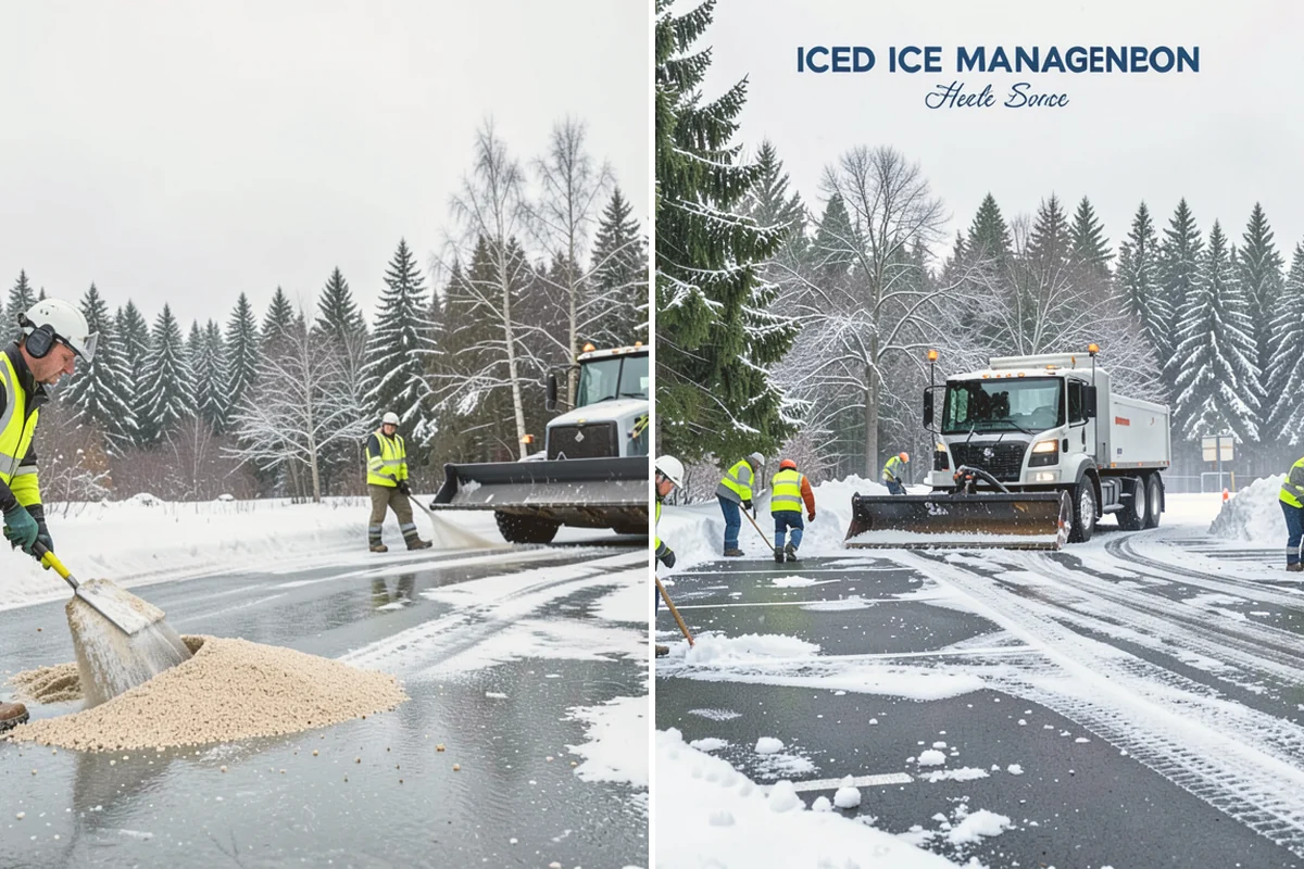 Senior Living Community Deicing in Kirkland, King County, WA - Map resident walkways, courtyards, ramps, and entrances with staff