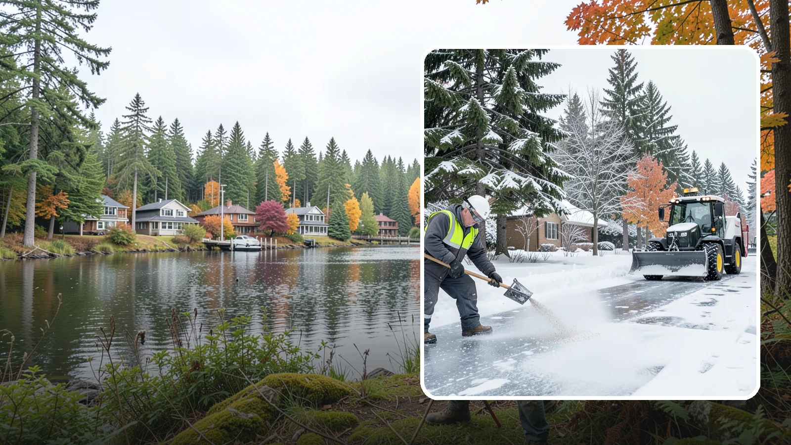 Senior Living Community Deicing in La Conner, Skagit County, WA - Meticulous deicing for senior living communities, where residents' mobility limits make even a thin glaze a serious fall risk.