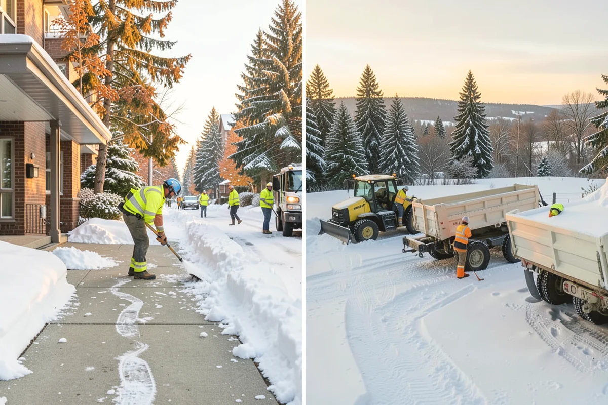 Senior Living Community Deicing in Lake Stevens, Snohomish County, WA - Map resident walkways, courtyards, ramps, and entrances with staff