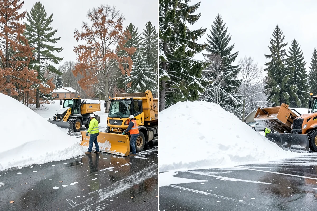 Senior Living Community Deicing in Lyman, Skagit County, WA - Map resident walkways, courtyards, ramps, and entrances with staff