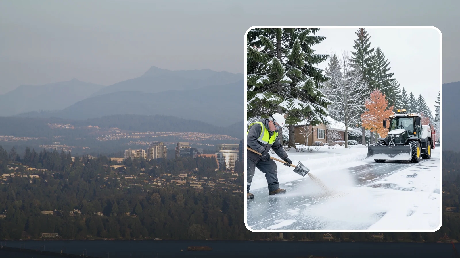 Senior Living Community Deicing in Medina, King County, WA - Meticulous deicing for senior living communities, where residents' mobility limits make even a thin glaze a serious fall risk.