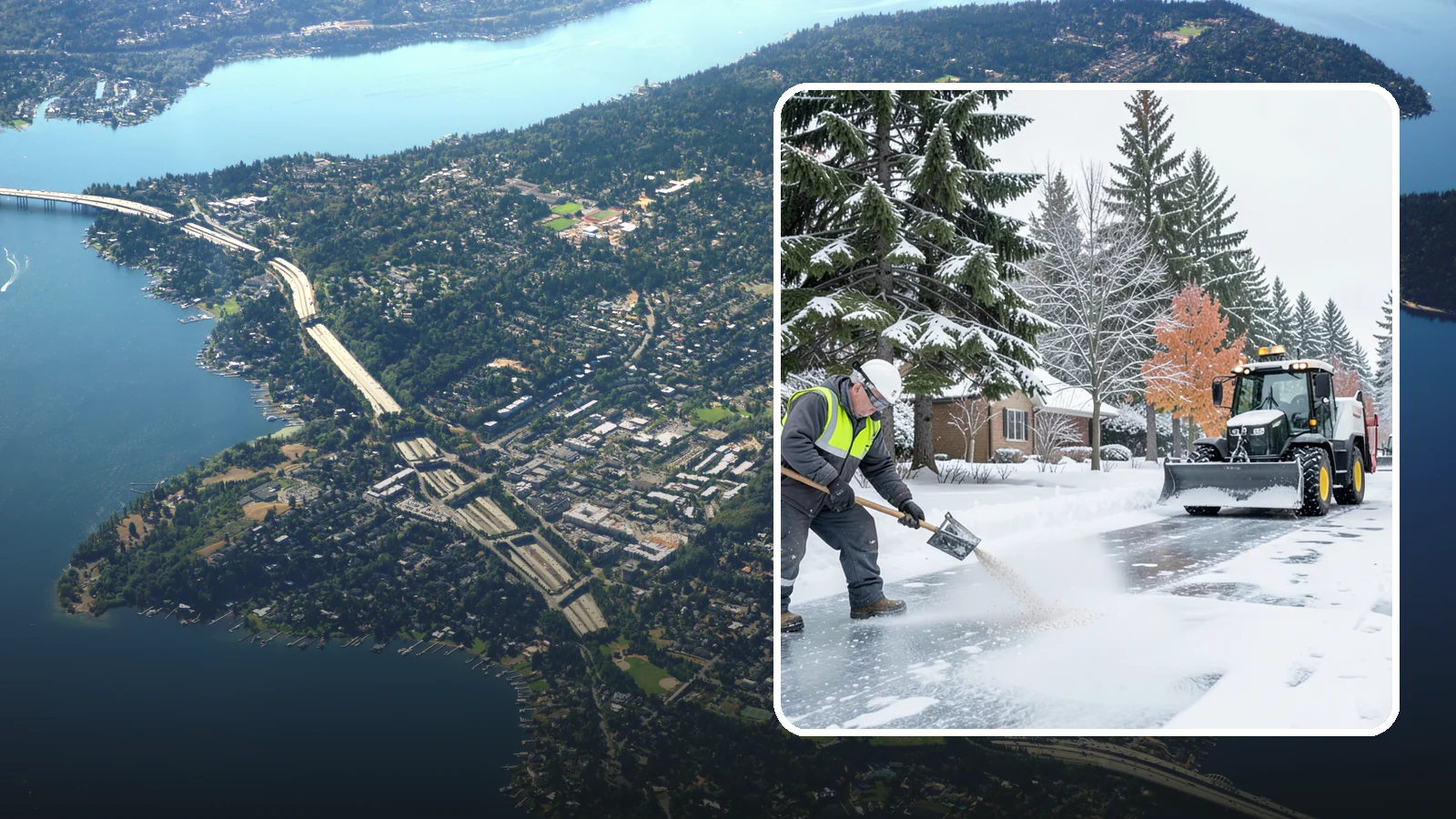 Senior Living Community Deicing in Mercer Island, King County, WA - Meticulous deicing for senior living communities, where residents' mobility limits make even a thin glaze a serious fall risk.