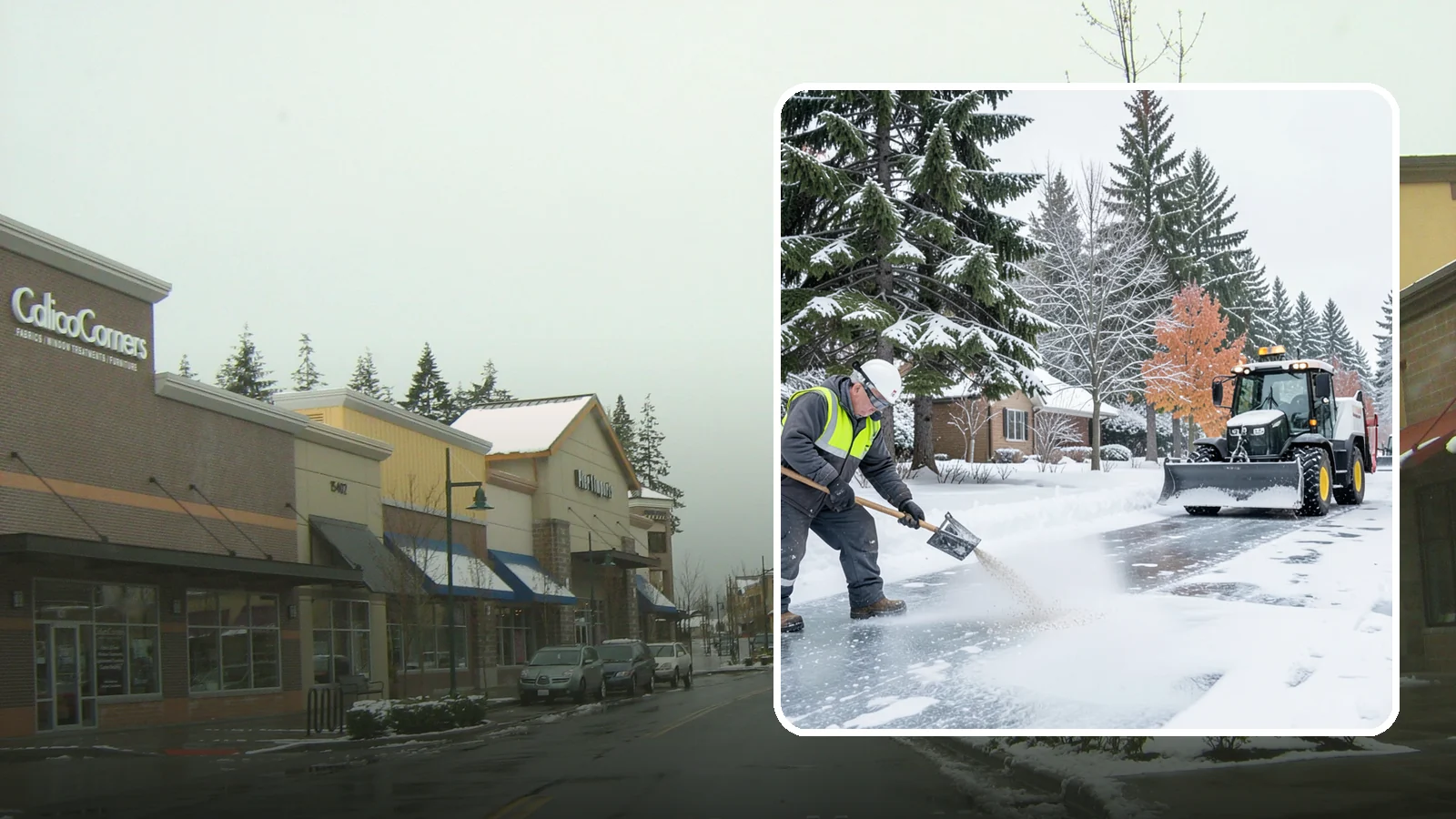 Senior Living Community Deicing in Mill Creek, Snohomish County, WA - Meticulous deicing for senior living communities, where residents' mobility limits make even a thin glaze a serious fall risk.