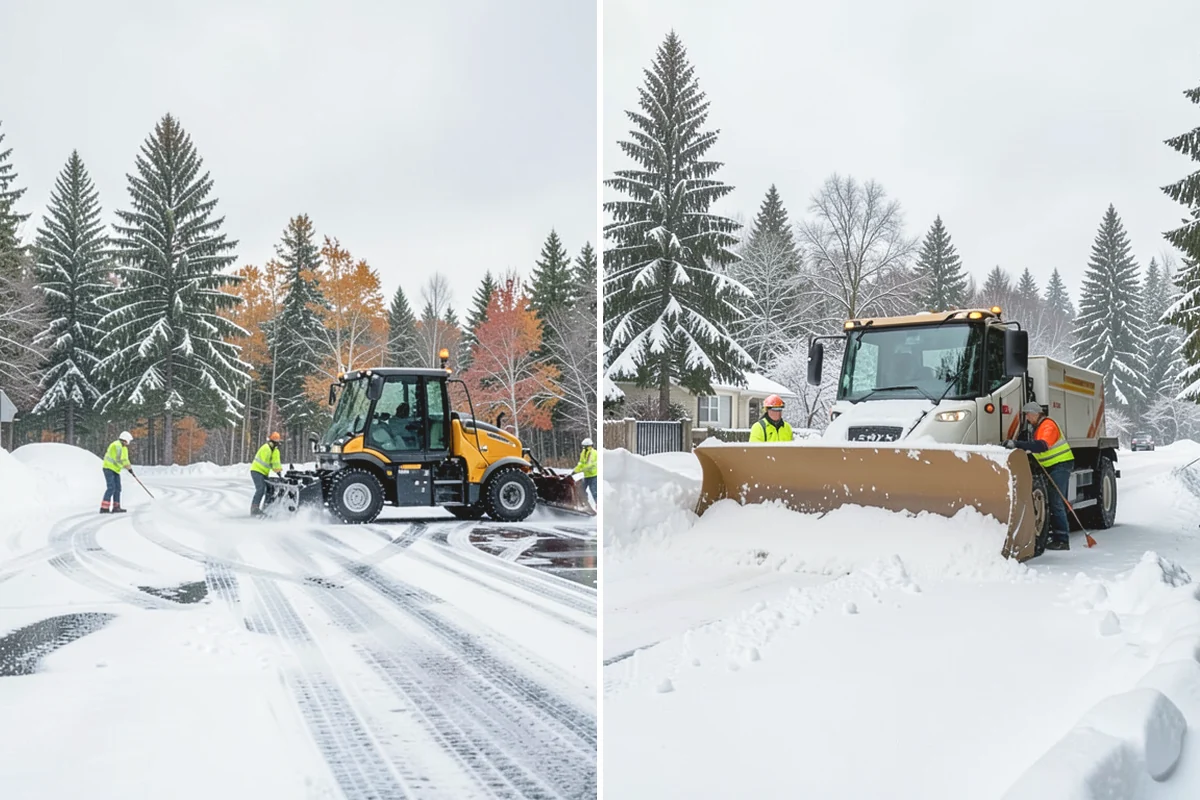 Senior Living Community Deicing in Monroe, Snohomish County, WA - Map resident walkways, courtyards, ramps, and entrances with staff