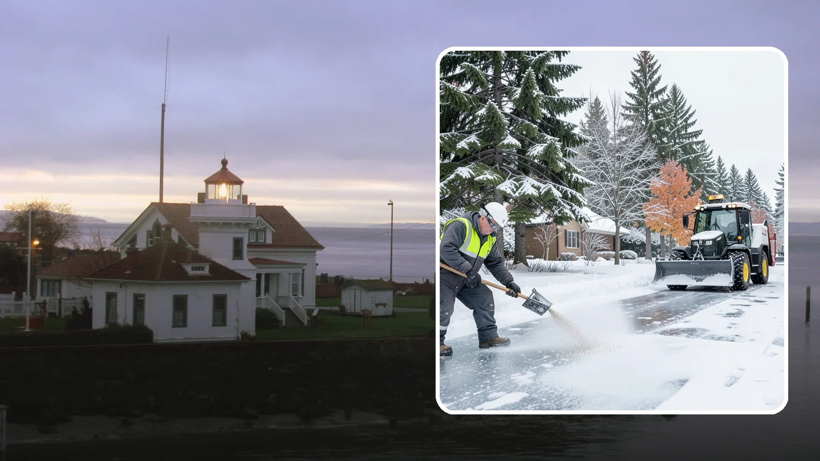 Senior Living Community Deicing in Mukilteo, Snohomish County, WA - Meticulous deicing for senior living communities, where residents' mobility limits make even a thin glaze a serious fall risk.