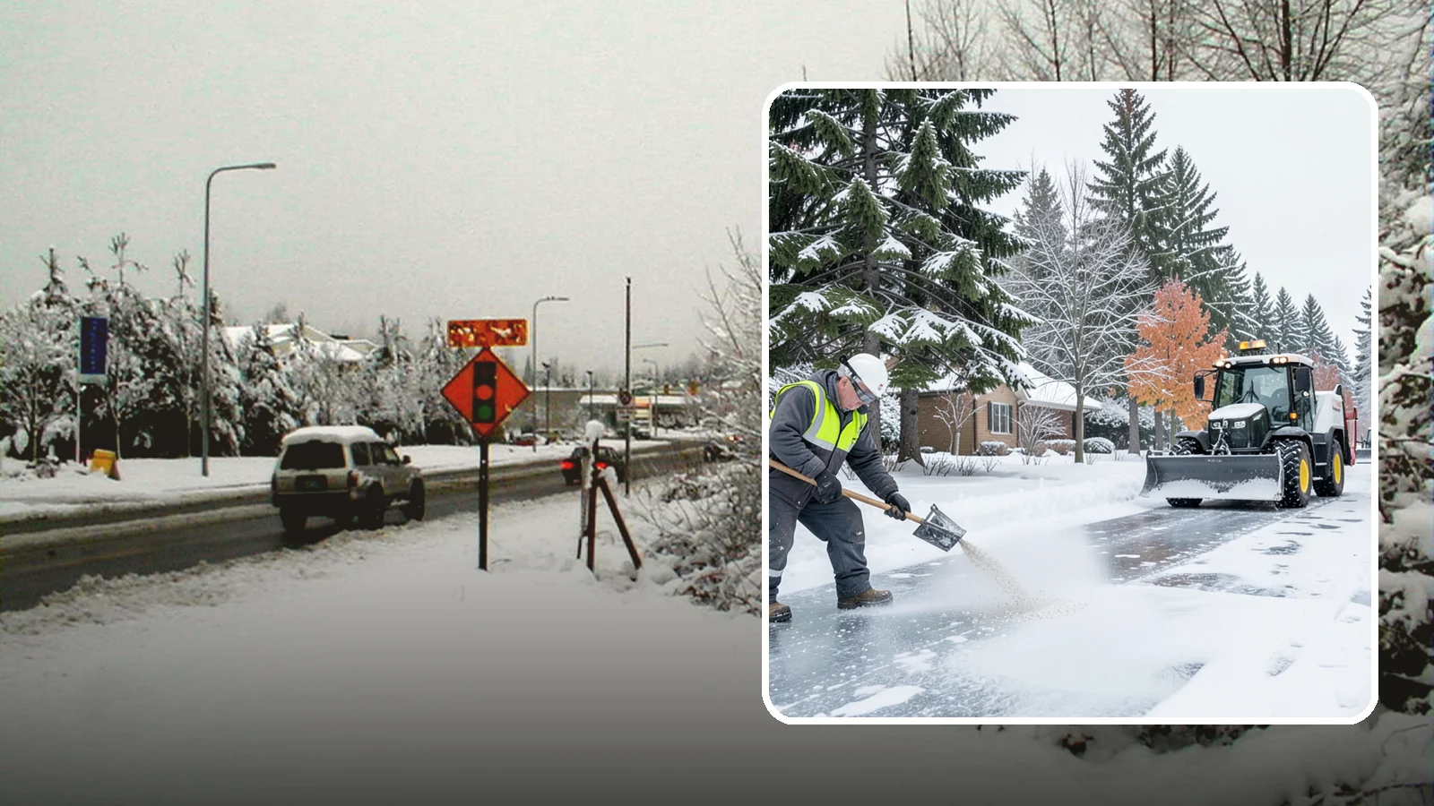 Senior Living Community Deicing in Newcastle, King County, WA - Meticulous deicing for senior living communities, where residents' mobility limits make even a thin glaze a serious fall risk.