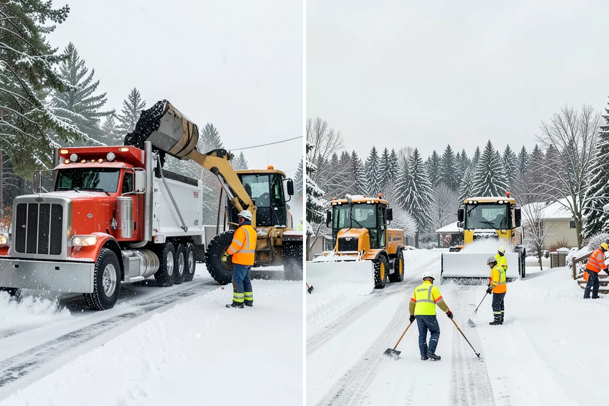Senior Living Community Deicing in Normandy Park, King County, WA - Map resident walkways, courtyards, ramps, and entrances with staff