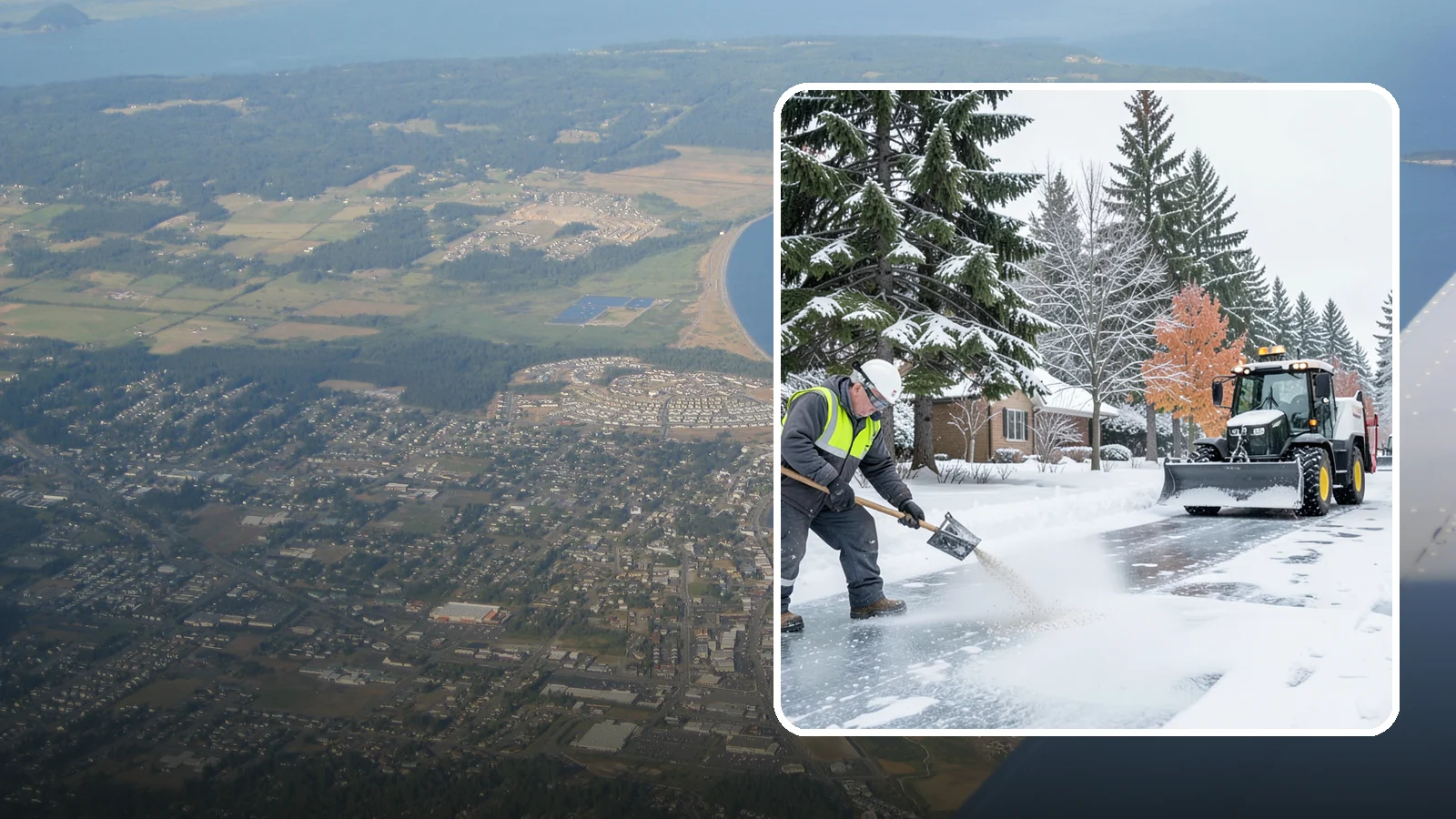 Senior Living Community Deicing in Oak Harbor, Island County, WA - Meticulous deicing for senior living communities, where residents' mobility limits make even a thin glaze a serious fall risk.