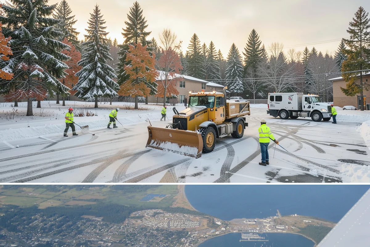 Senior Living Community Deicing in Oak Harbor, Island County, WA - Service covers the entire winter season with heightened, continuous attention during every lowland freeze that endangers resident...