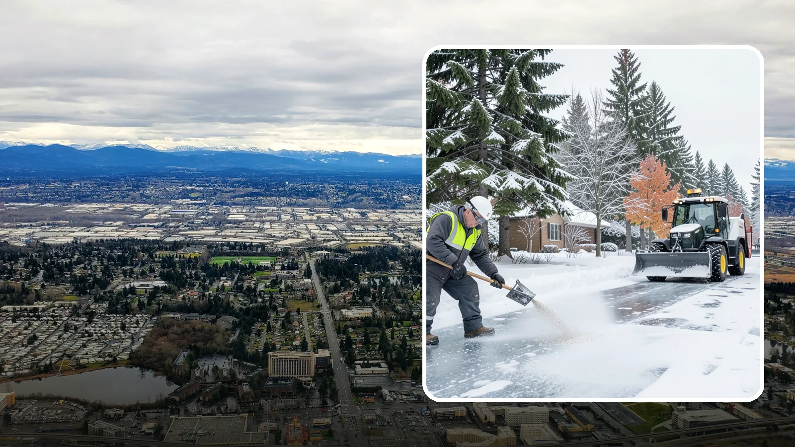 Senior Living Community Deicing in SeaTac, King County, WA - Meticulous deicing for senior living communities, where residents' mobility limits make even a thin glaze a serious fall risk.